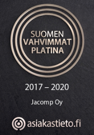 Asiakastieto Suomen vahvimmat platina Jacomp